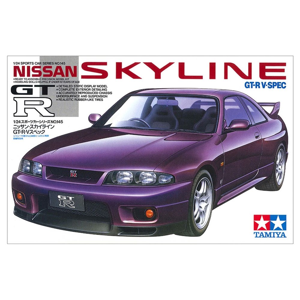 TAMIYA 1/24 NISSAN SKYLINE GT-R V-SPEC