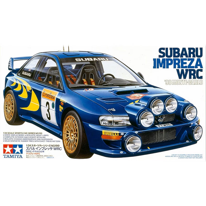 TAMIYA 1/24 SUBARU IMPREZA WRC 1998 MONTE-CARLO