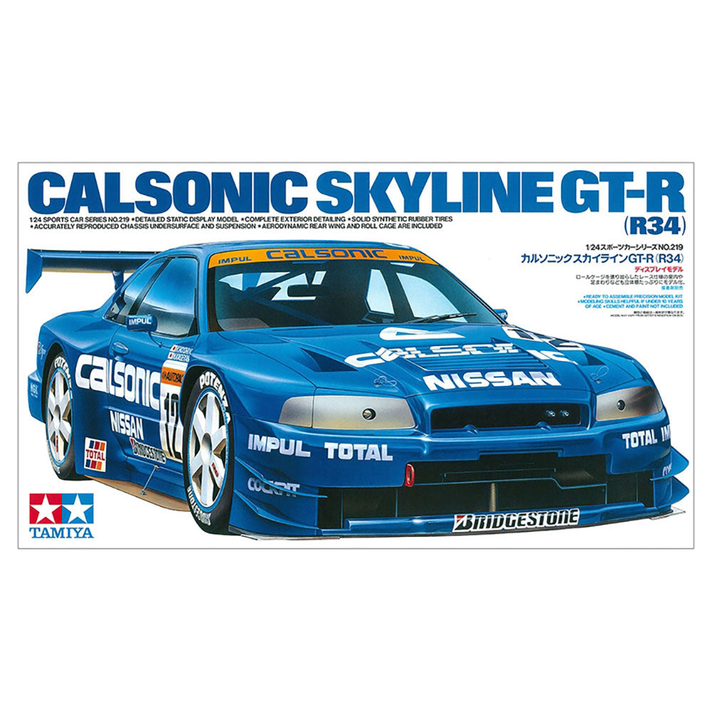 TAMIYA 1/24 CALSONIC SKYLINE GT-R (R34)