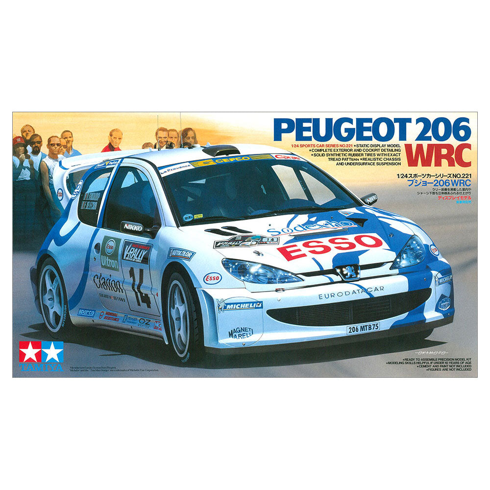 TAMIYA 1/24 PEUGEOT 206 WRC