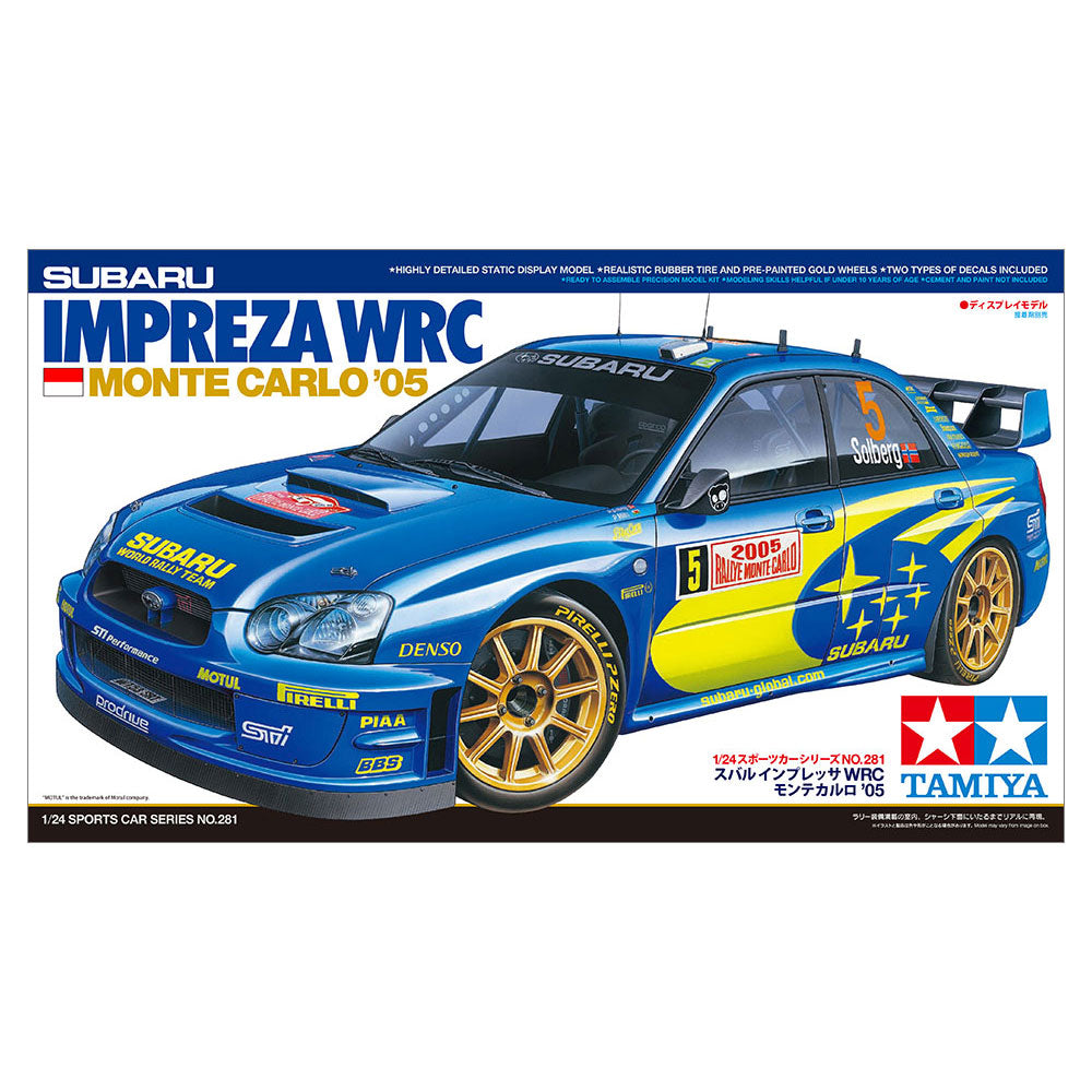 TAMIYA 1/24 SUBARU IMPREZA WRC MONTE CARLO 2005