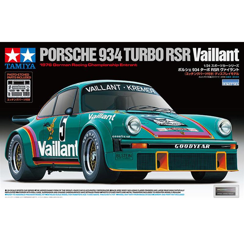 TAMIYA 1/24 PORSCHE 934 TURBO RSR VAILLANT