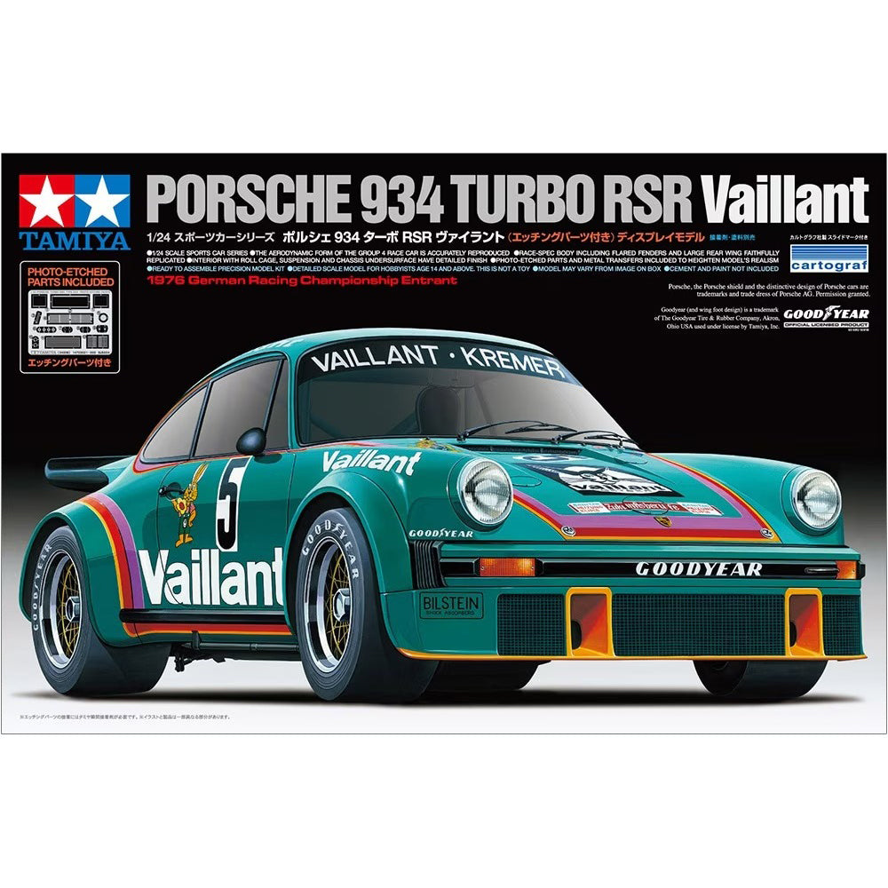 TAMIYA 1/24 PORSCHE 934 TURBO RSR VAILLANT