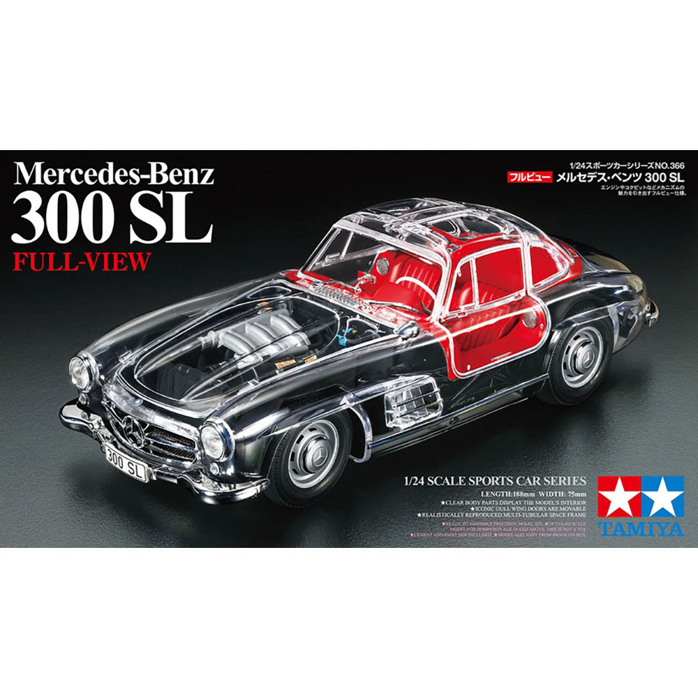 TAMIYA 1/24 MERCEDES-BENZ 300SL FULL VIEW