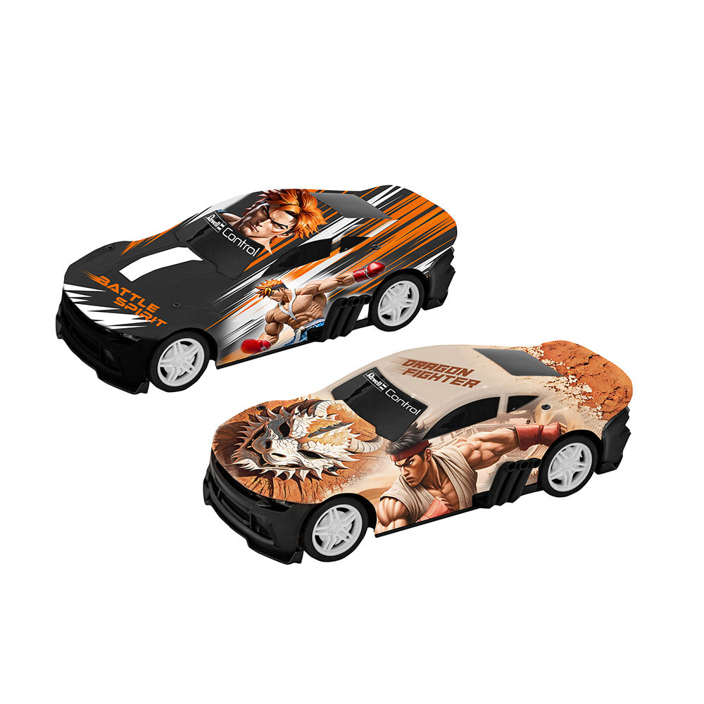 REVELL CONTROL RC CRASH FIGHTER CARS x2