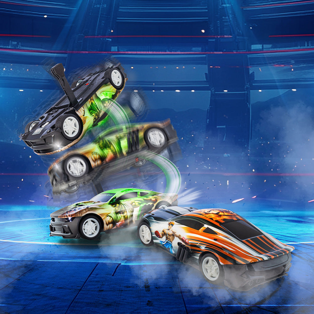 REVELL CONTROL RC CRASH FIGHTER CARS x2