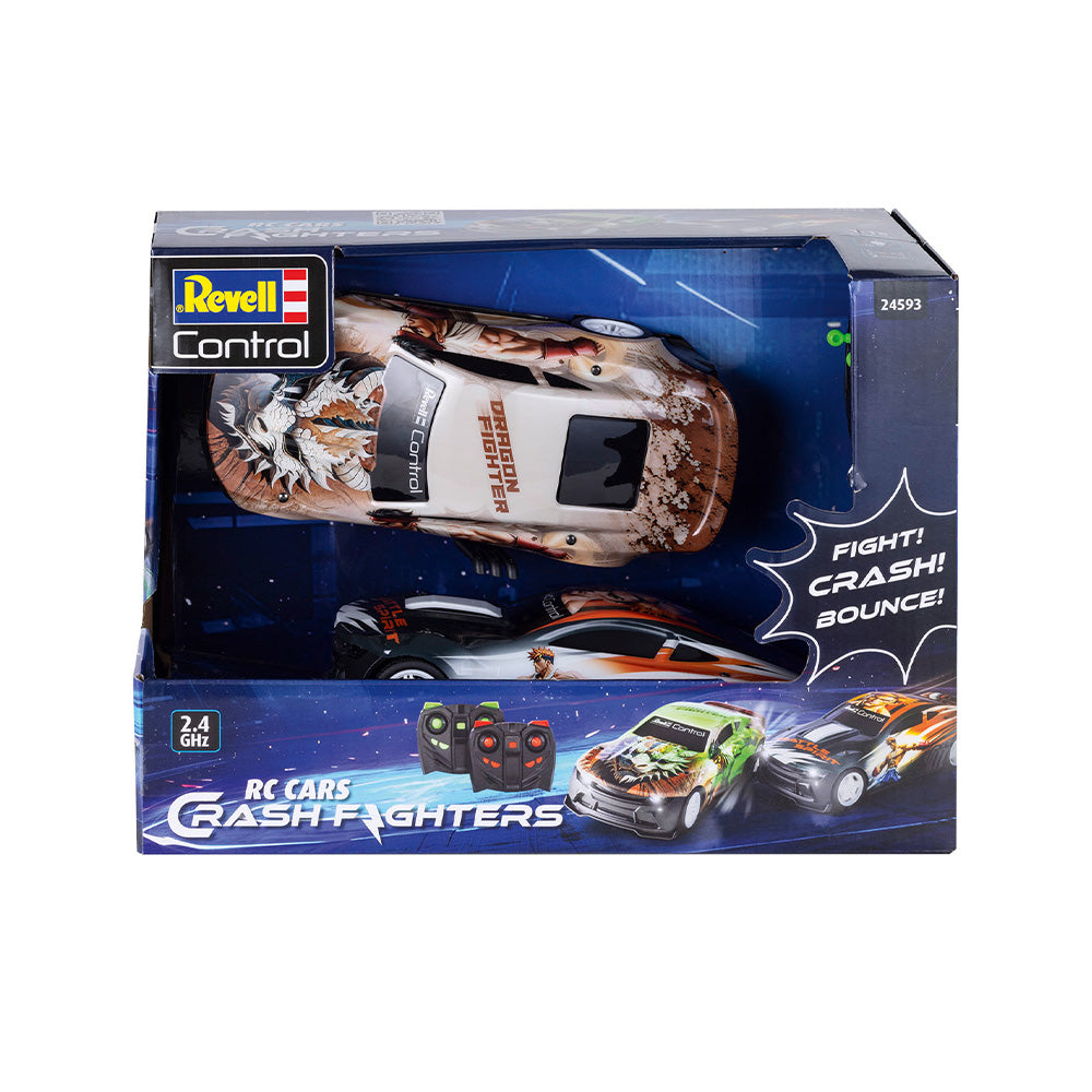 REVELL CONTROL RC CRASH FIGHTER CARS x2