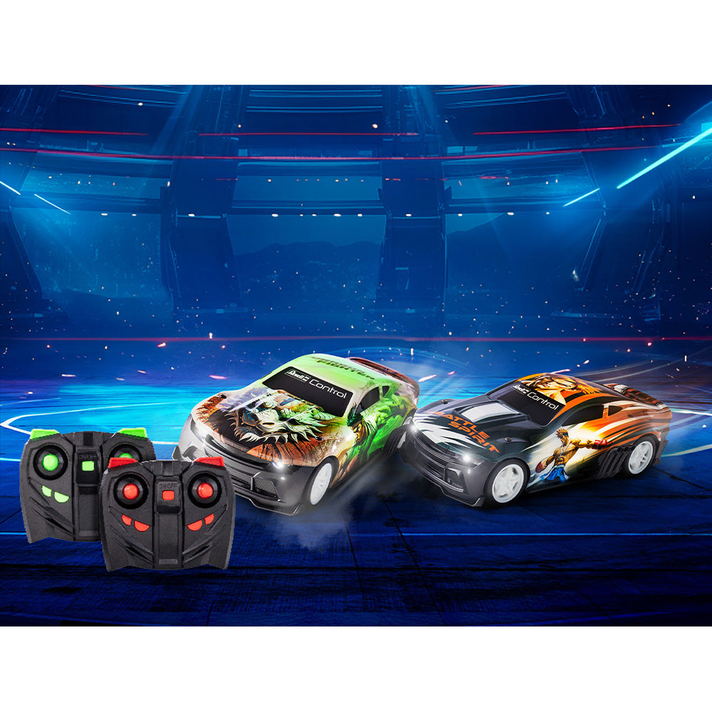 REVELL CONTROL RC CRASH FIGHTER CARS x2