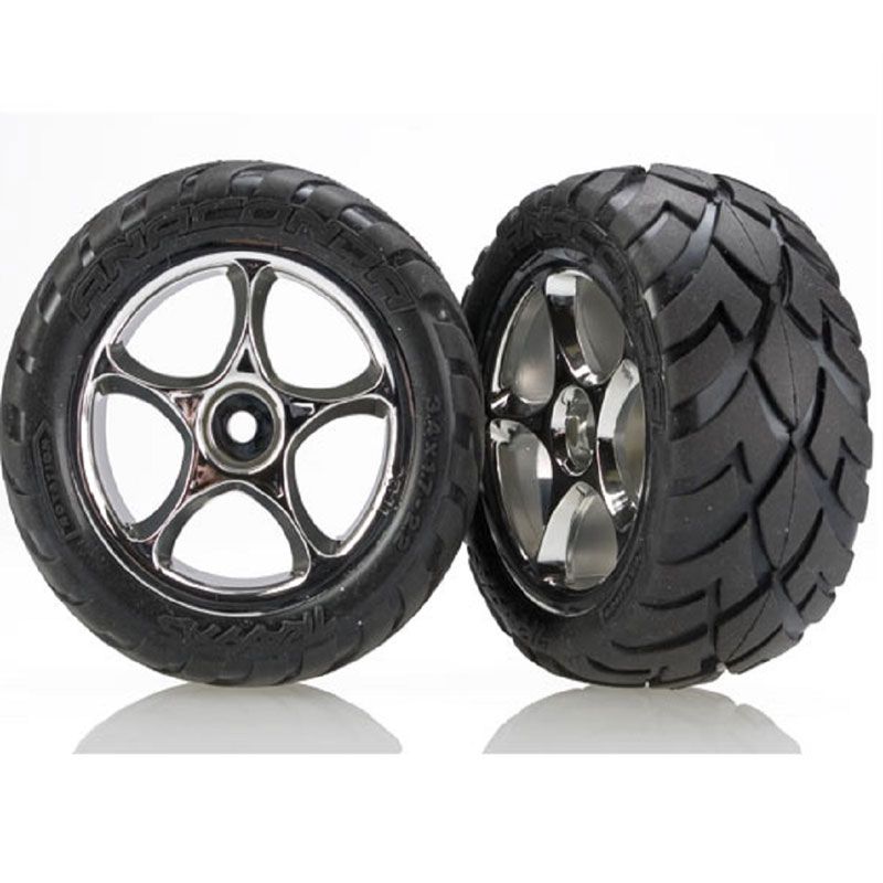 TRAXXAS TYRES AND WHEELS ASSEMBLED