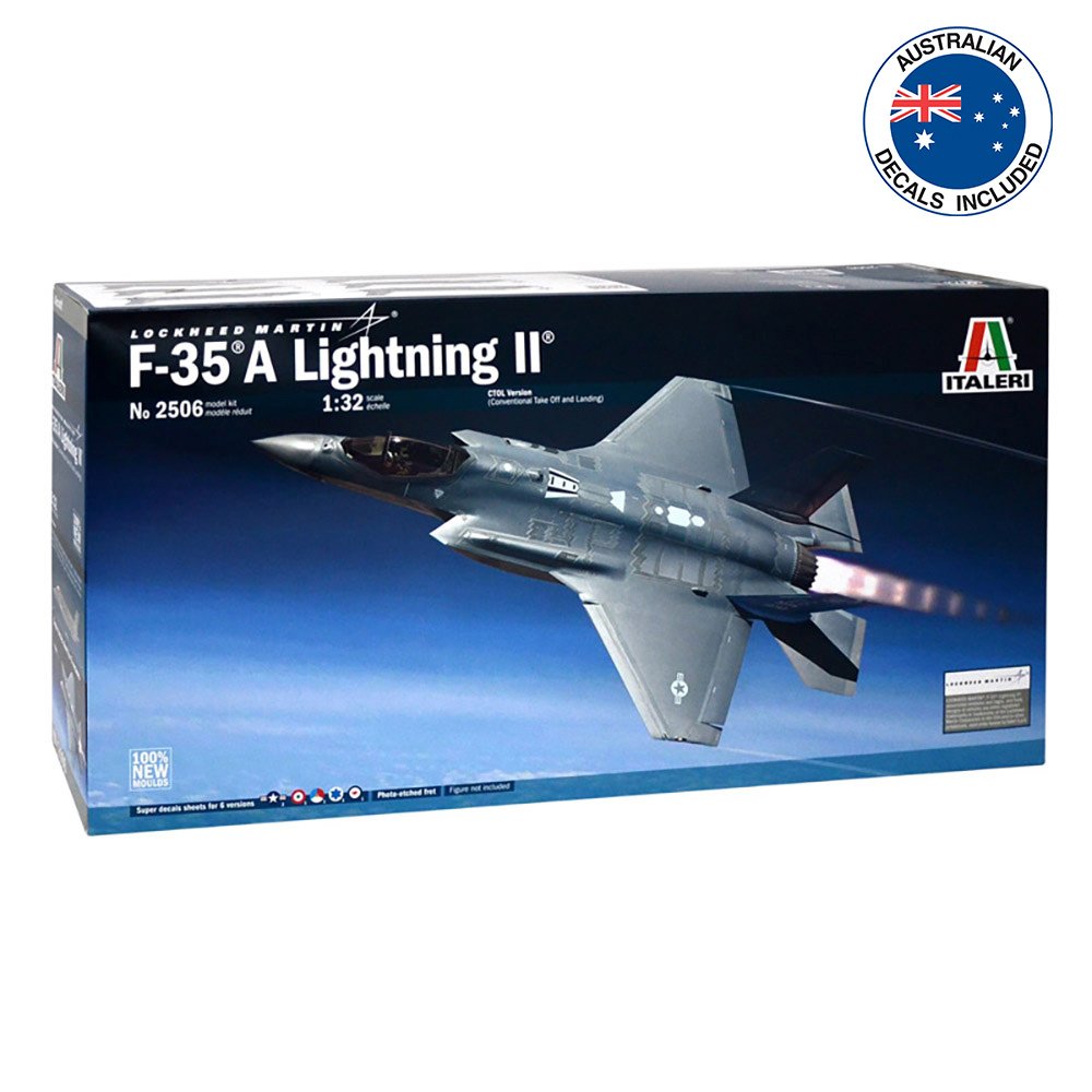 ITALERI 1/32 F-35A LIGHTNING II WITH AUS. DECALS