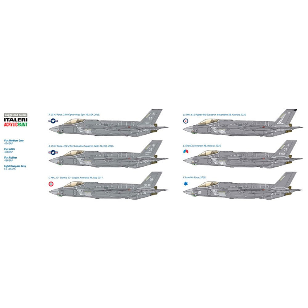 ITALERI 1/32 F-35A LIGHTNING II WITH AUS. DECALS