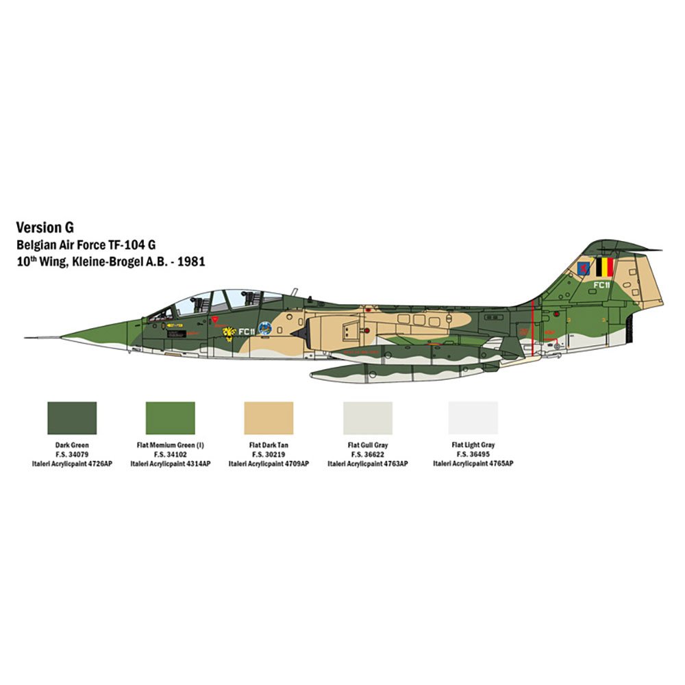 ITALERI 1/32 TF-104G STARFIGHTER