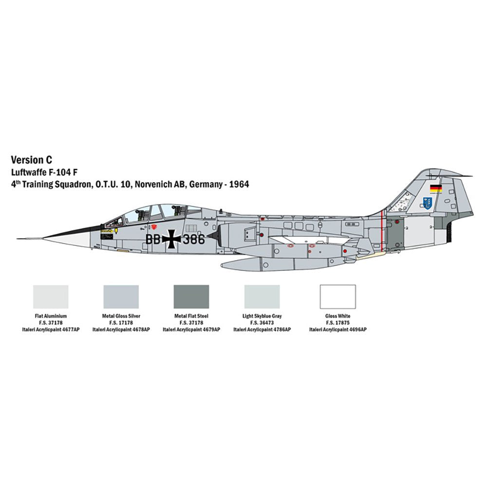 ITALERI 1/32 TF-104G STARFIGHTER