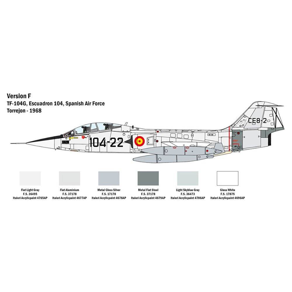 ITALERI 1/32 TF-104G STARFIGHTER