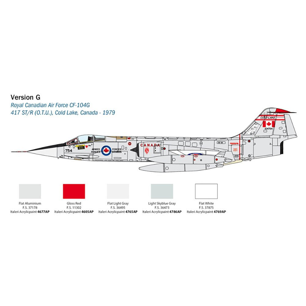 ITALERI 1/32 F-104G/S - RF-104G STARFIGHTER