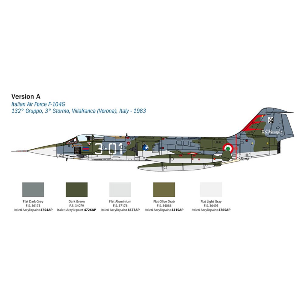 ITALERI 1/32 F-104G/S - RF-104G STARFIGHTER