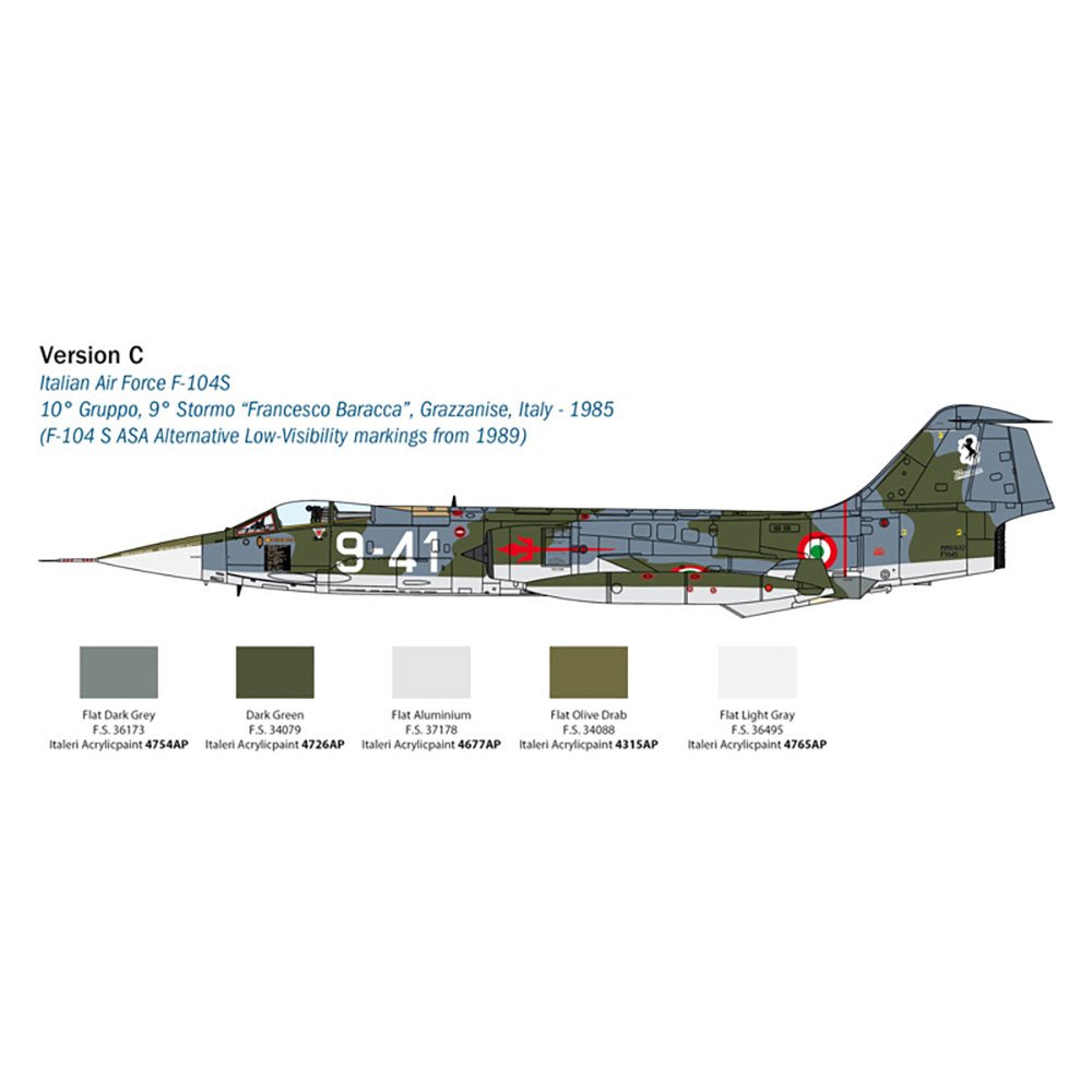 ITALERI 1/32 F-104G/S - RF-104G STARFIGHTER