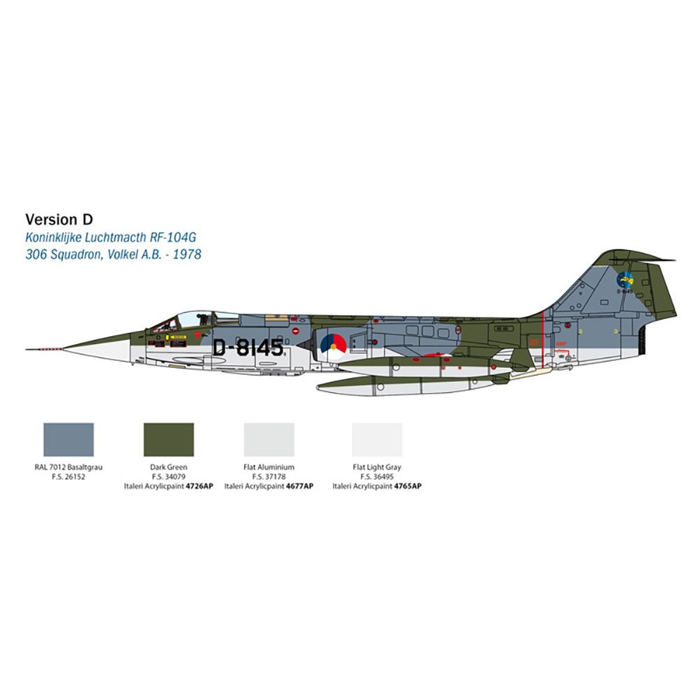 ITALERI 1/32 F-104G/S - RF-104G STARFIGHTER