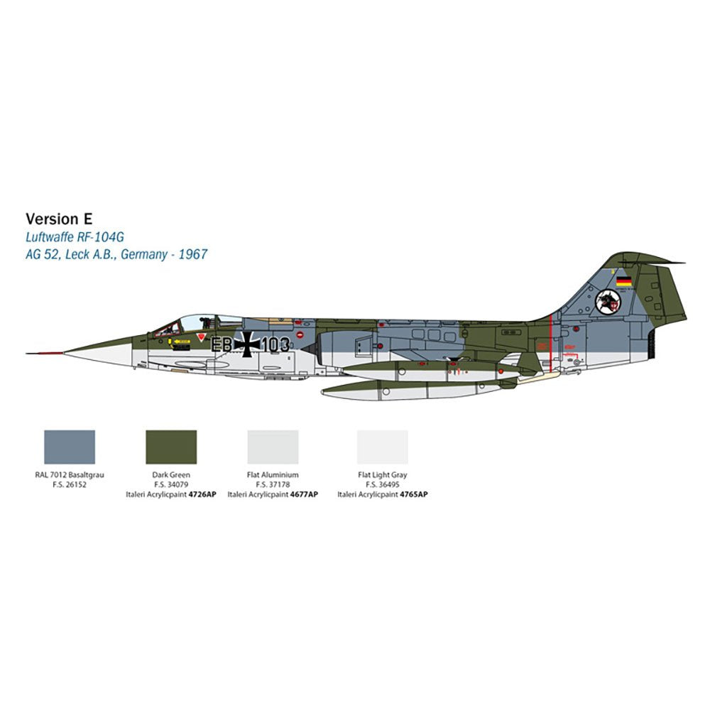 ITALERI 1/32 F-104G/S - RF-104G STARFIGHTER