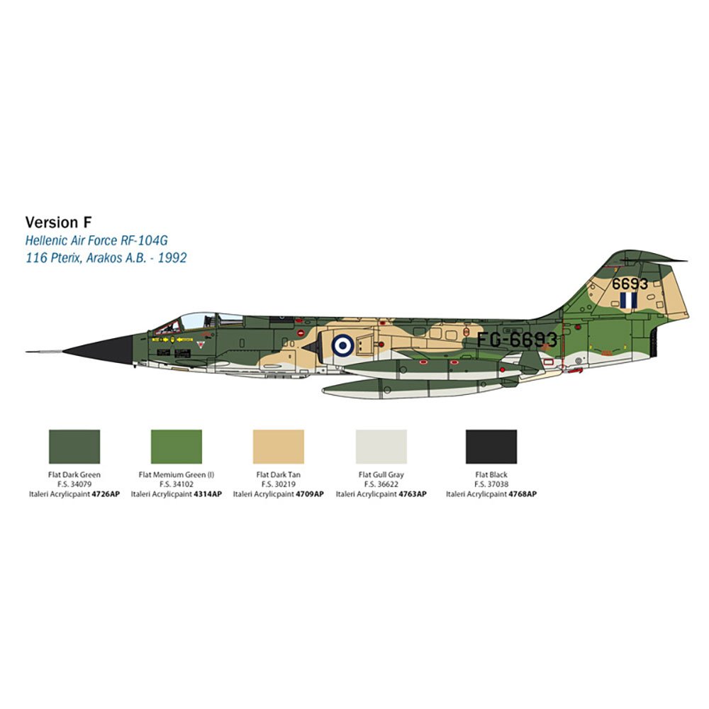 ITALERI 1/32 F-104G/S - RF-104G STARFIGHTER