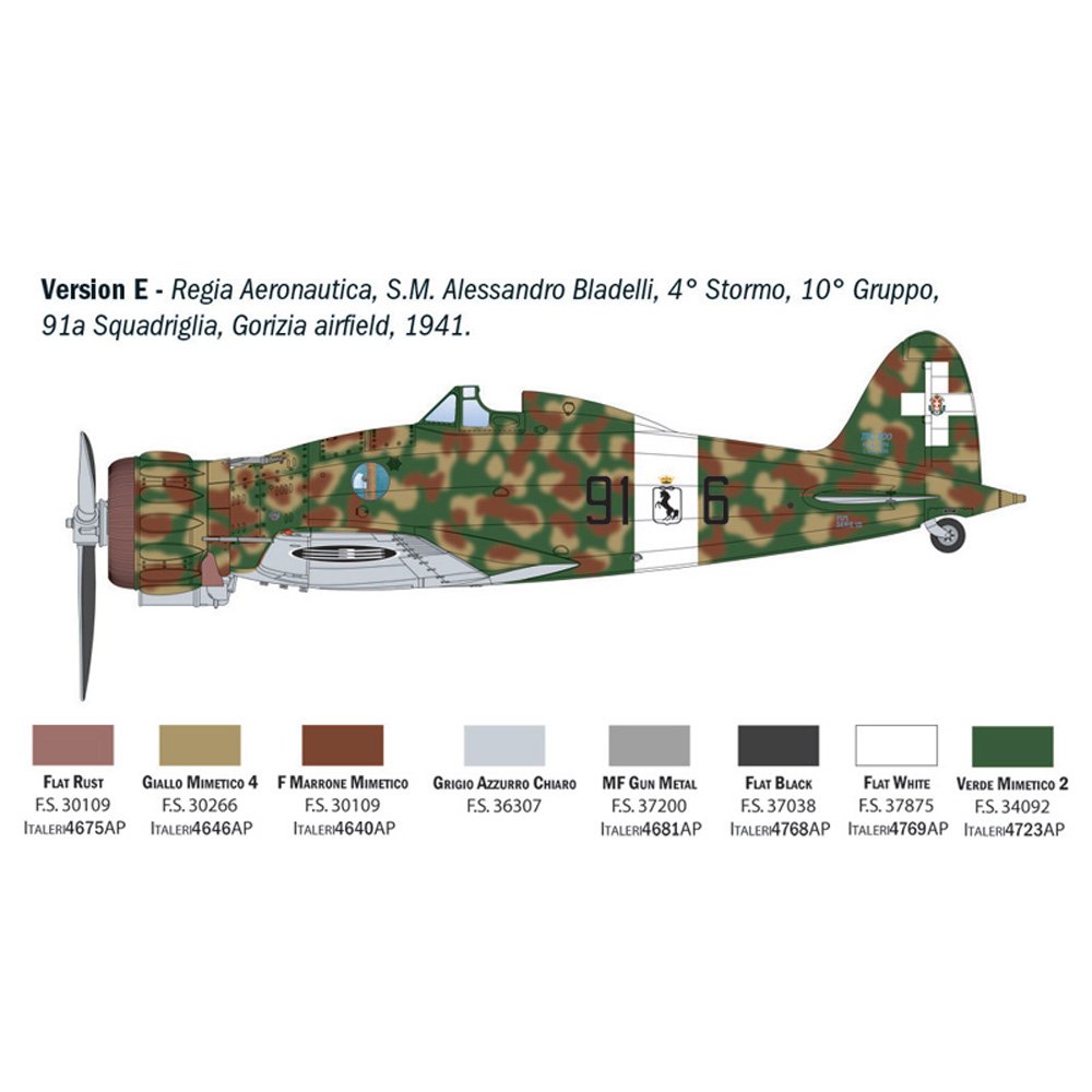 ITALERI 1/32 MACCHI MC.200 SAETTA