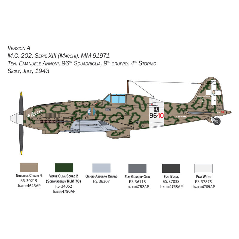 ITALERI 1/32 MACCHI MC.202 FOLGORE