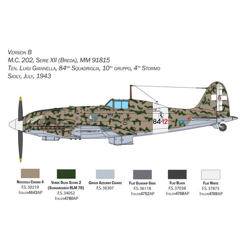 ITALERI 1/32 MACCHI MC.202 FOLGORE