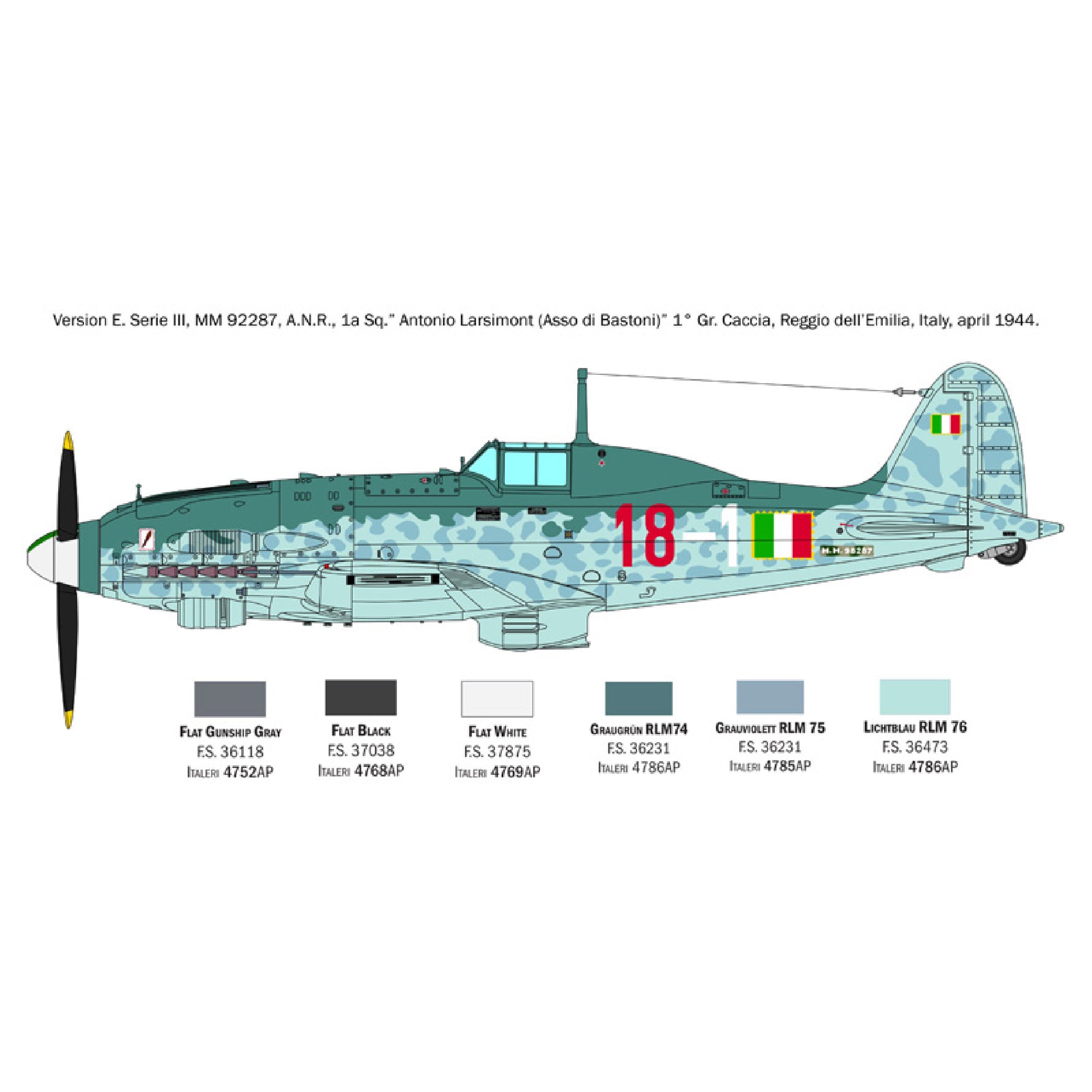 ITALERI 1/32 MC.205 "VELTRO"