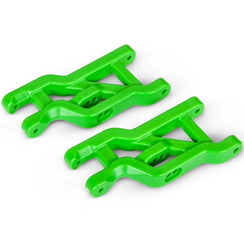 TRAXXAS SUSPENSION ARMS GREEN FRONT HEAVY DUTY (2)