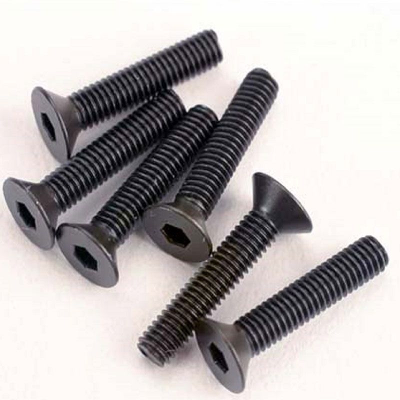 TRAXXAS C/SUNK SCREWS 3X15MM