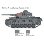 ITALERI 1/56 PANZERKAMPFWAGEN III AUSF. J/L/M/N