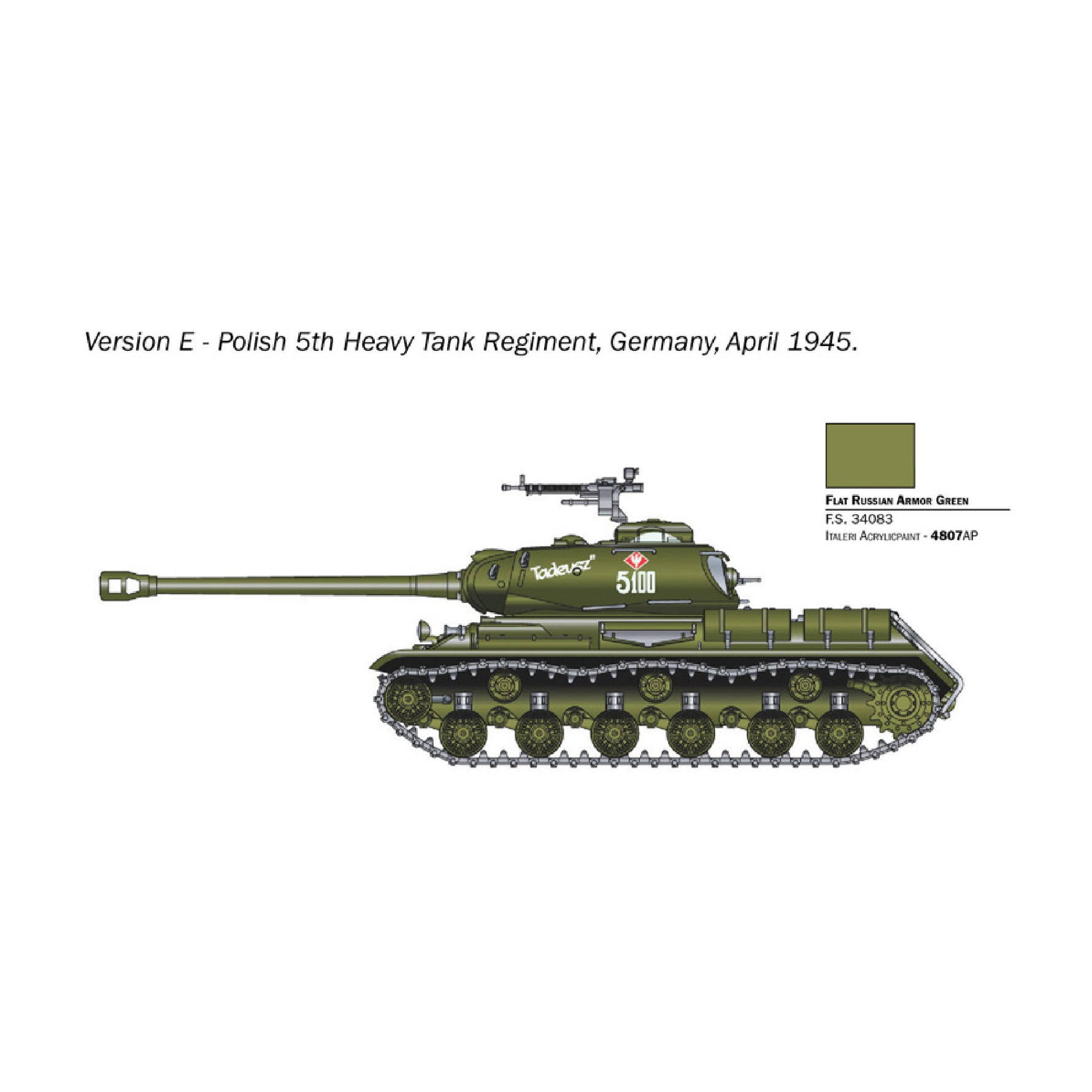 ITALERI 1/56 JOSIF STALIN JS-2