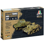 ITALERI 1/56 ITALIAN TANKS AND SEMOVENTI