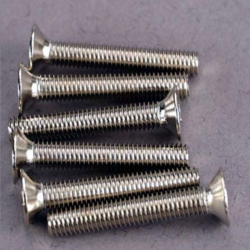 TRAXXAS C/SUNK SCREWS 3X20MM