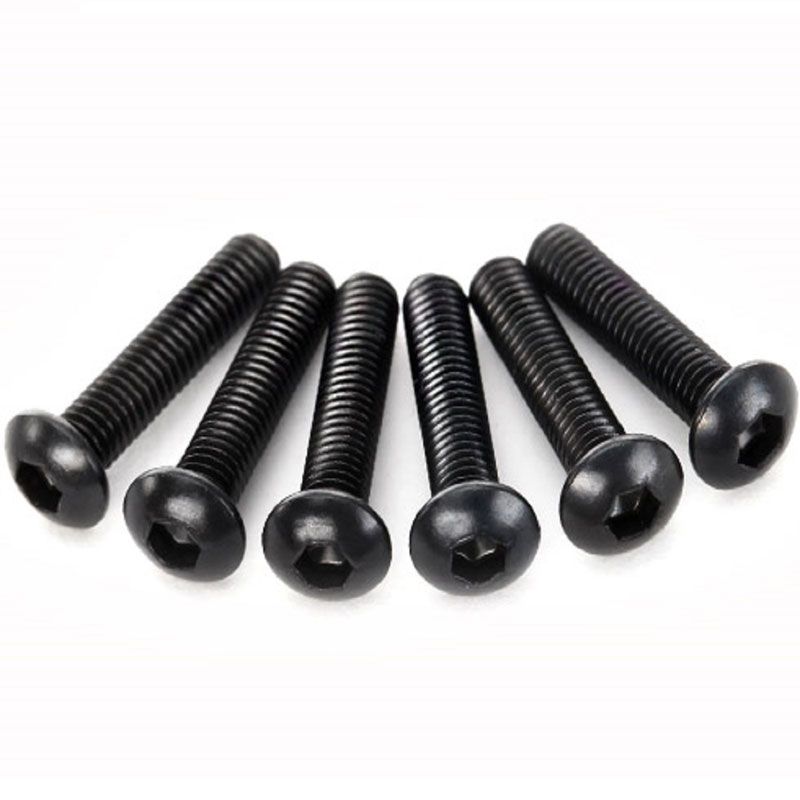 TRAXXAS SCREWS 3X14MM BUTTON-HEAD (6)