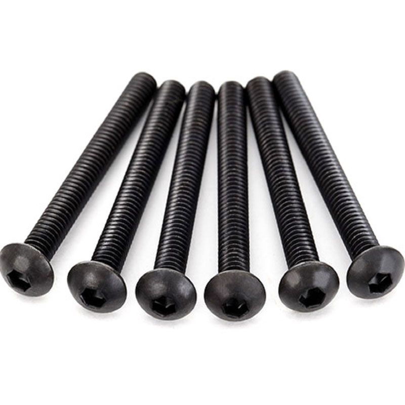 TRAXXAS SCREWS 4X35MM BUTTON (6)