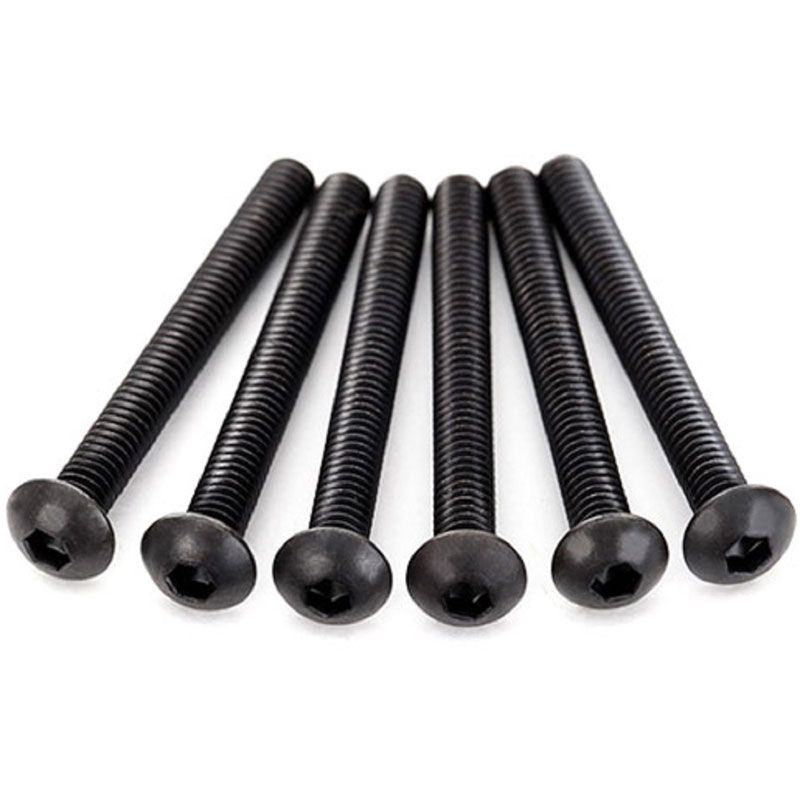 TRAXXAS SCREWS 4X30MM BUTTON (6)