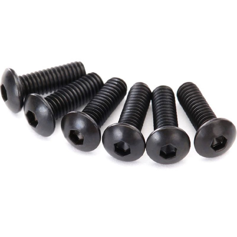 TRAXXAS SCREWS 2.5X8MM BUTTON HEAD (HEX) (6)