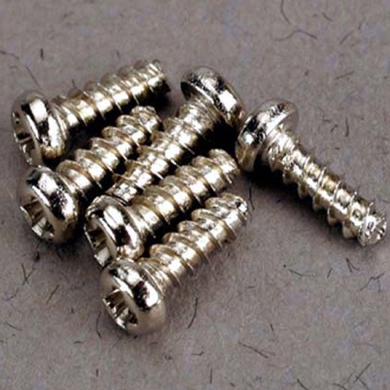TRAXXAS SCREWS 2X6MM ROUNDHEAD