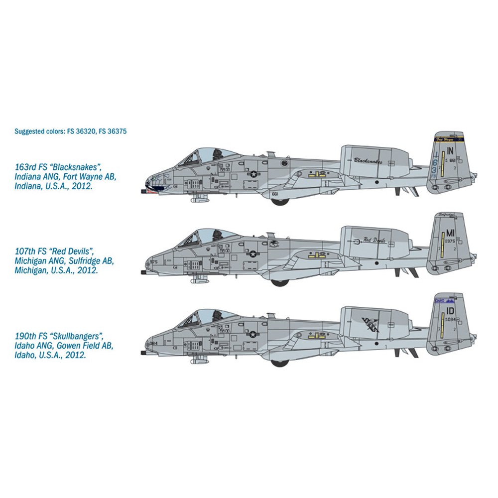 ITALERI 1/48 A-10C "BLACKSNAKES"
