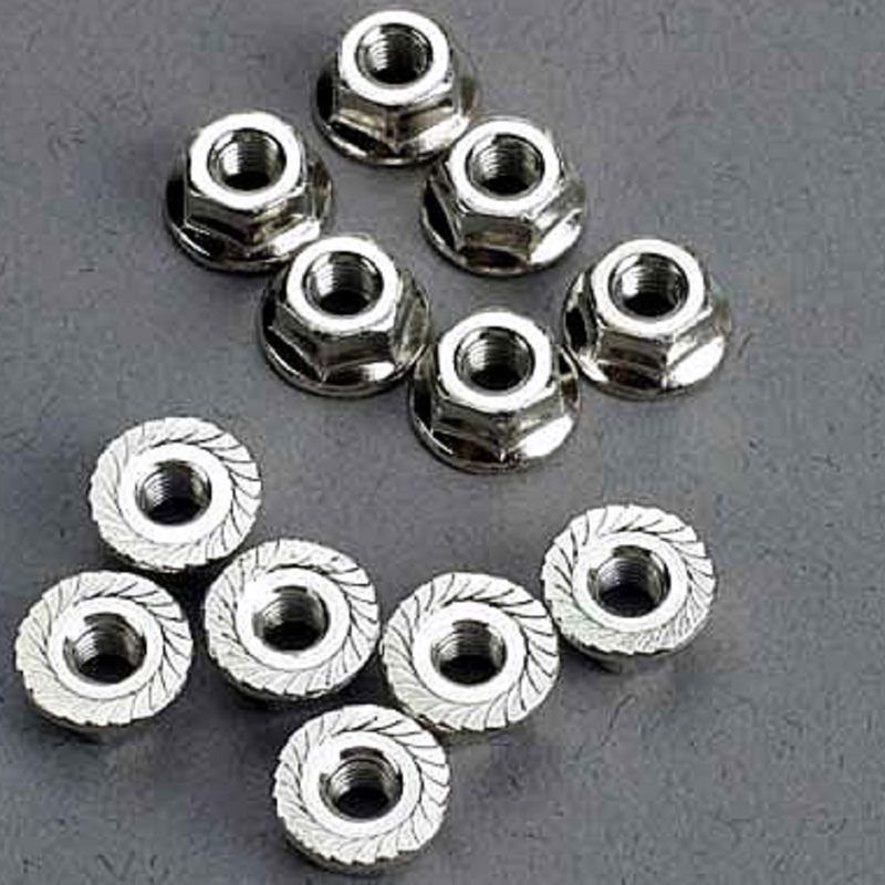 TRAXXAS FLANGED NUTS 3MM