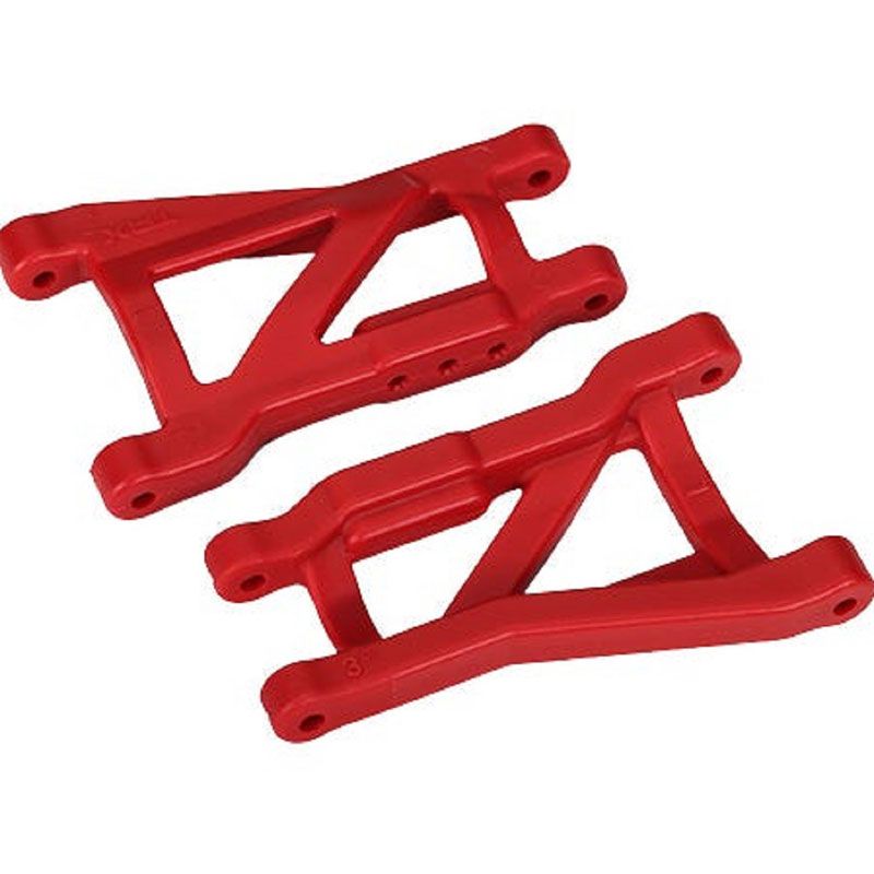 TRAXXAS SUSPENSION ARMS RED REAR (LEFT & RIGHT) HEAVY DUTY (2)