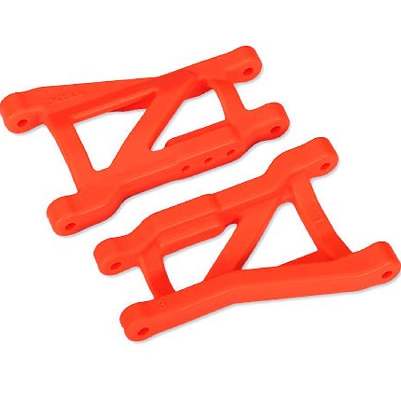 TRAXXAS SUSPENSION ARMS ORANGE REAR (LEFT & RIGHT) HEAVY DUTY (2)