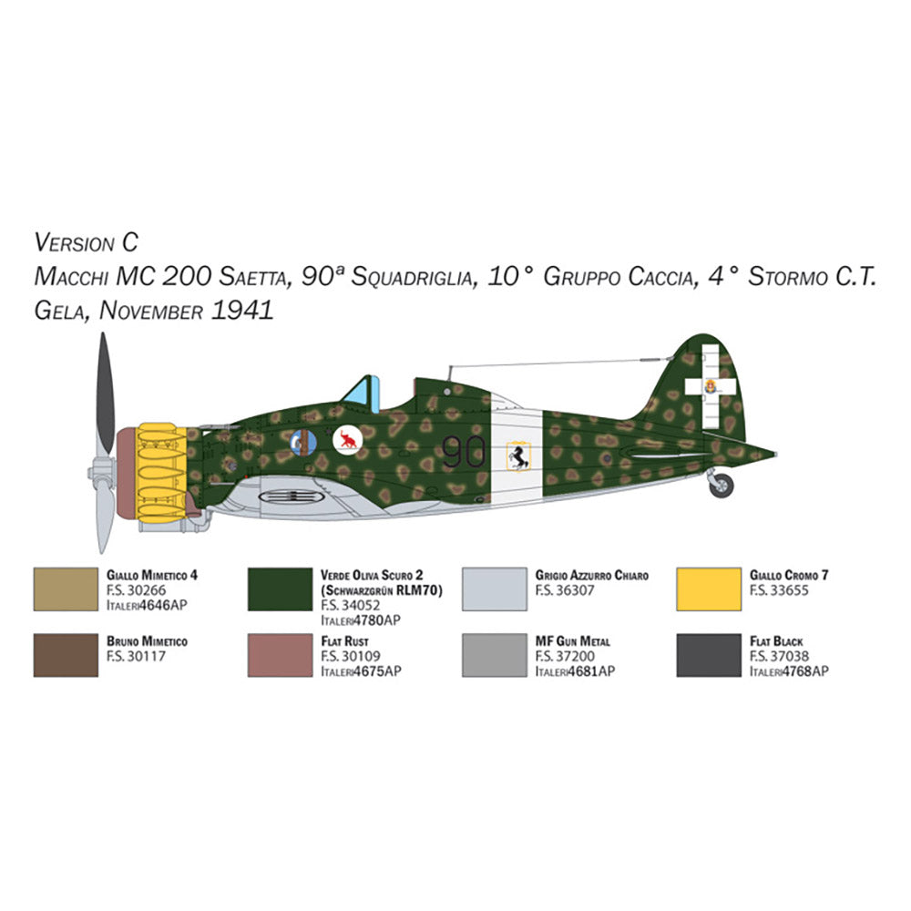 ITALERI 1/48 MACCI M.C. 200 SERIES XXI