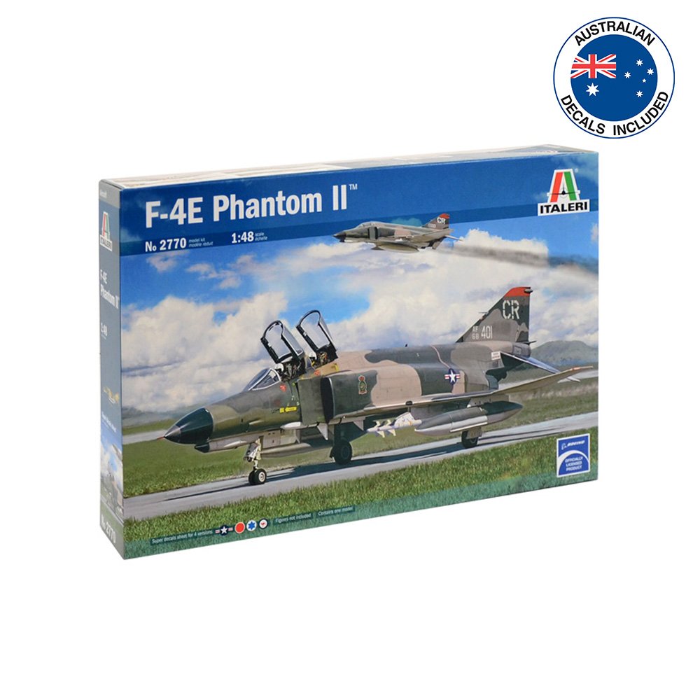 ITALERI 1/48 F-4E PHANTOM II WITH AUS. DECALS