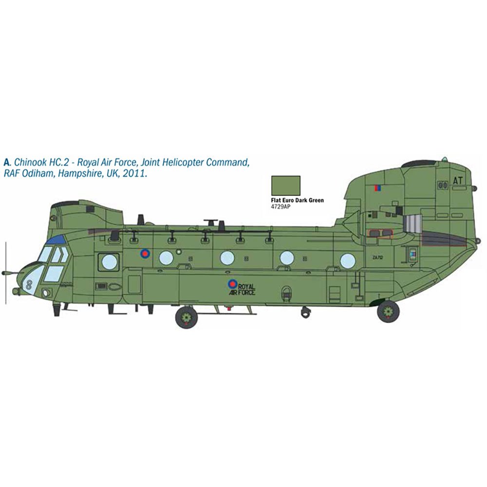ITALERI 1/48 CHINOOK HC.2/CH-47F