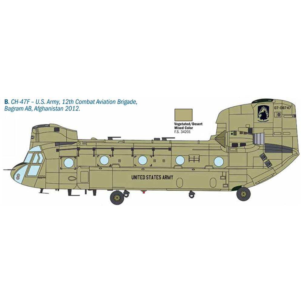 ITALERI 1/48 CHINOOK HC.2/CH-47F