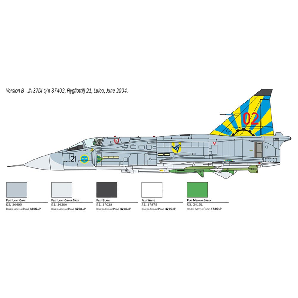 ITALERI 1/48 SAAB JA 37 / AJ37 VIGGEN