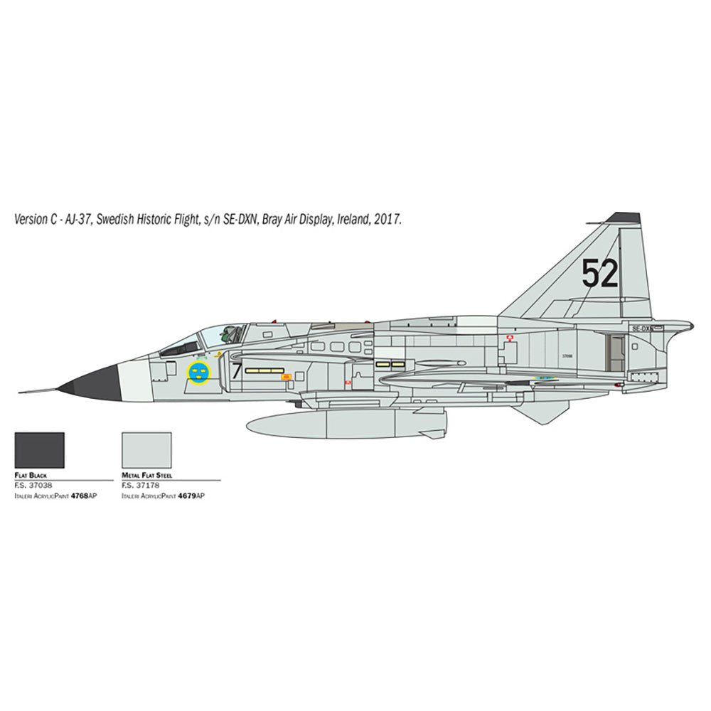ITALERI 1/48 SAAB JA 37 / AJ37 VIGGEN