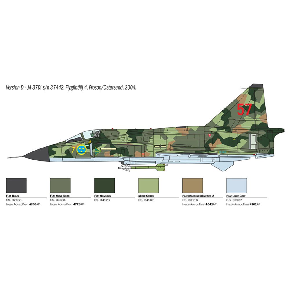 ITALERI 1/48 SAAB JA 37 / AJ37 VIGGEN